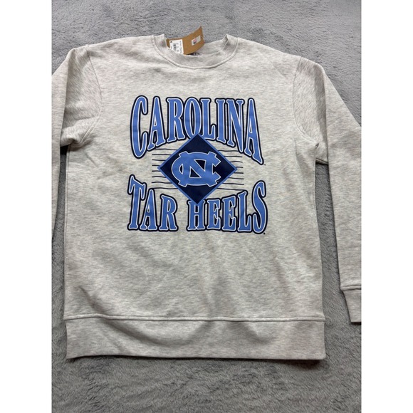 Rivalry Threads Tops - Rivalry Threads‎ UNC Tar Heels Kids Sweatshirt Heather Grey Blue Womens M 8/10